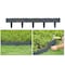 Gardenised Cobbled Stone Outdoor Lawn Edging Gate Interlocking Stakes, PK 10 QI003861 - alternate 1